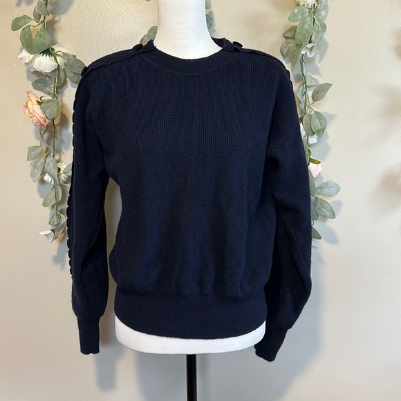 SANDRO Scalloped Sweater - Picture 3 of 8